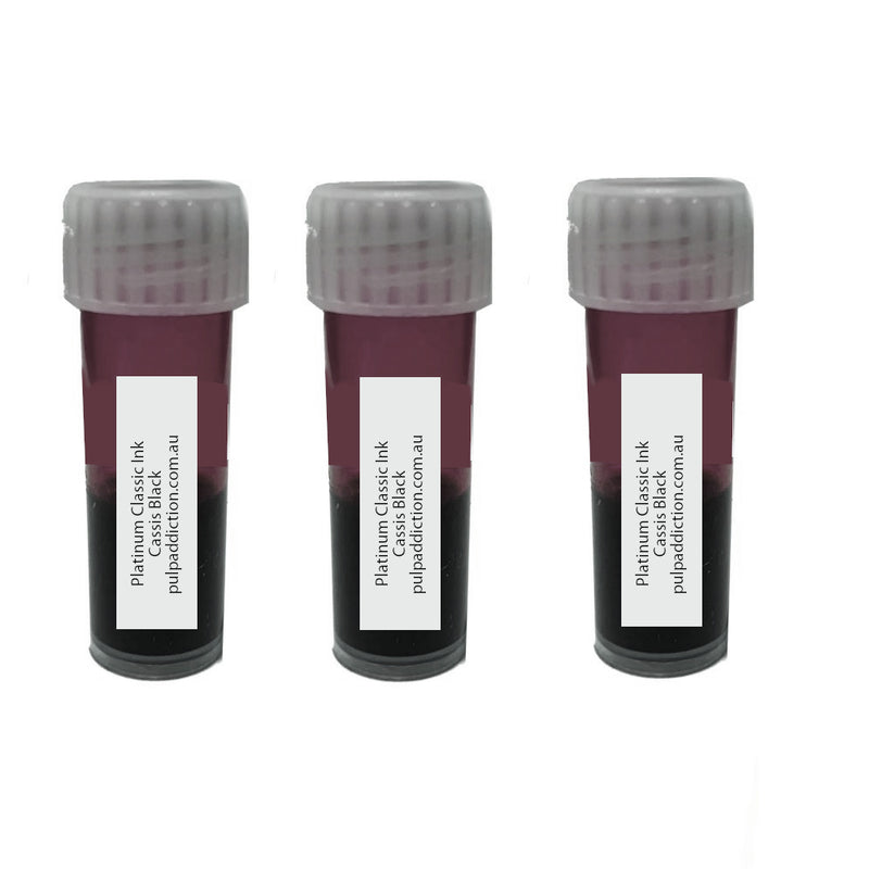 Platinum Classic Ink Cassis Black - 2ml Sample