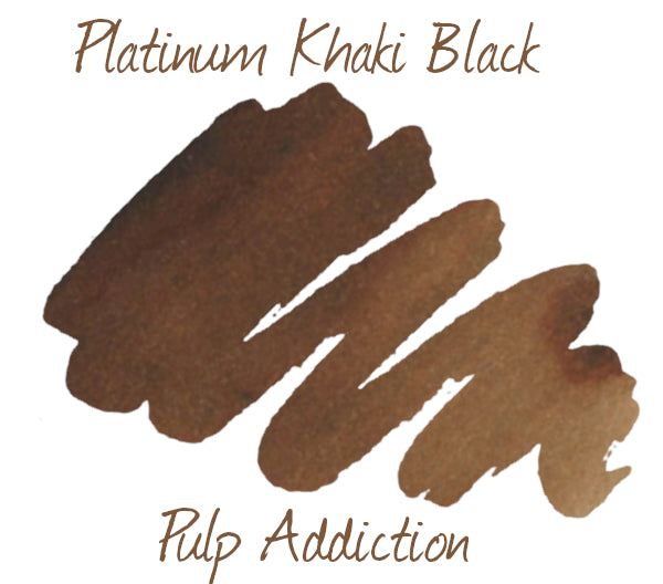 Platinum Classic Ink Khaki Black - 2ml Sample