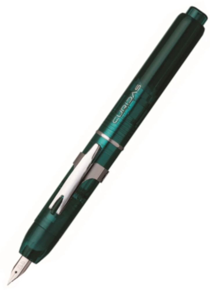 Platinum Curidas Fountain Pen - Urban Green Extra Fine