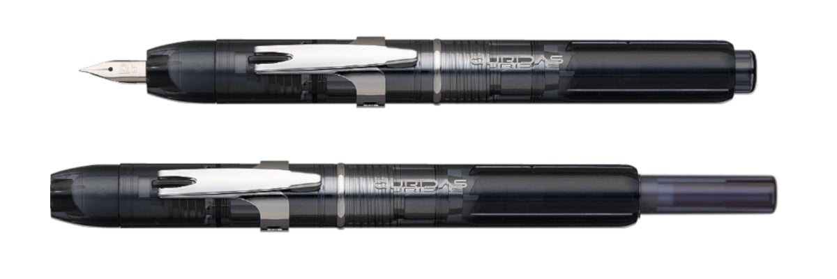 Platinum Curidas Fountain Pen - Graphite Smoke Extra Fine