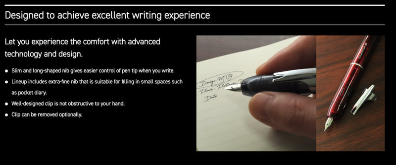 Platinum Curidas Fountain Pen - Grand Red Fine