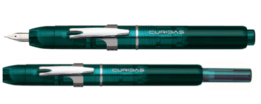 Platinum Curidas Fountain Pen - Urban Green Extra Fine