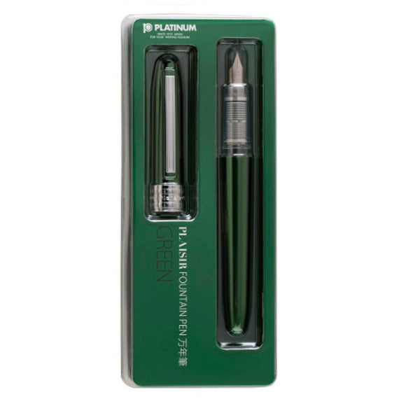 Platinum Plaisir Fountain Pen - Green Fine