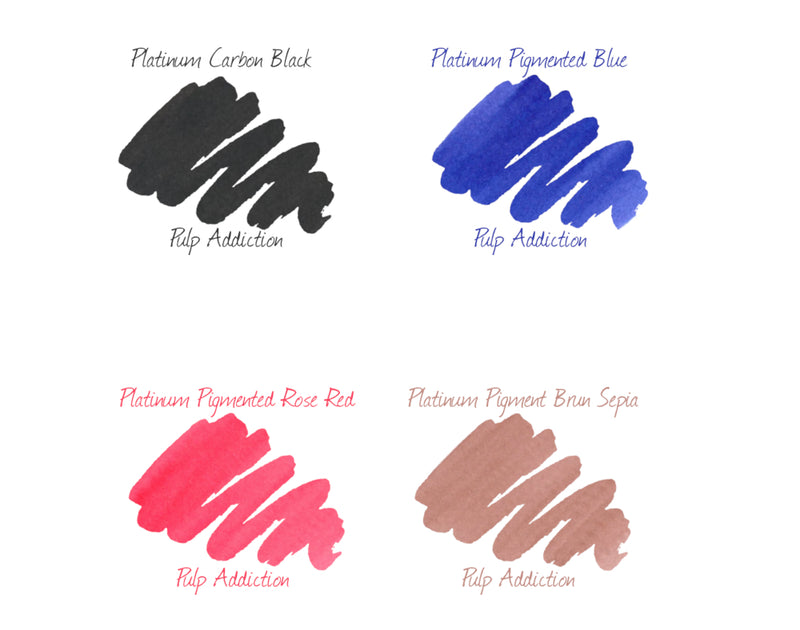 Platinum Pigmented Ink Sample Package (4)