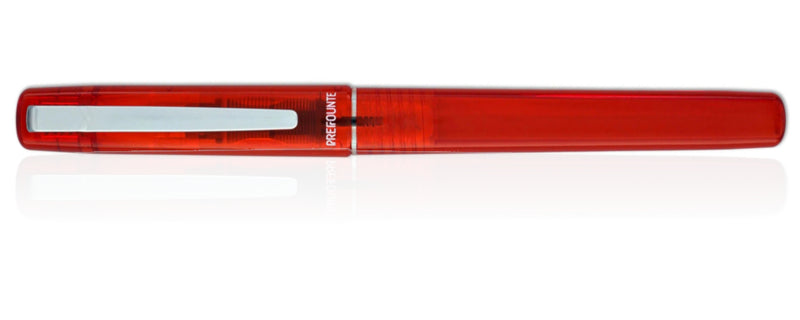 Platinum Prefounte Fountain Pen - Vermillion Orange, Medium Point