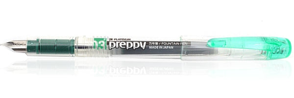 Platinum Preppy Green Fine Fountain Pen