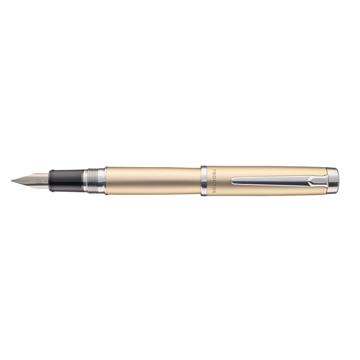 Platinum Procyon Luster Fountain Pen - Champagne Gold - Medium