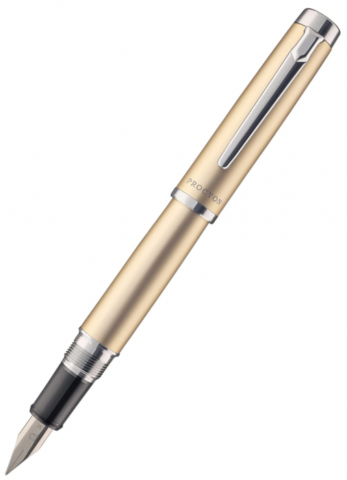 Platinum Procyon Luster Fountain Pen - Champagne Gold - Medium