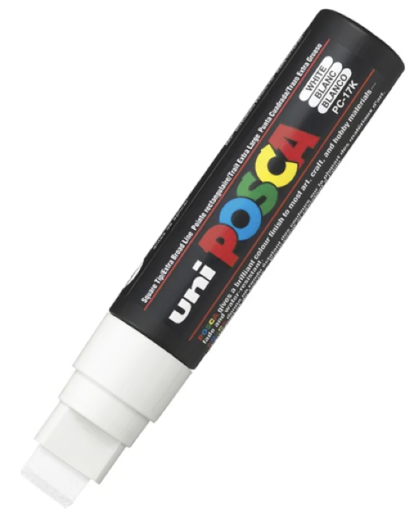POSCA PC 17K Paint Marker White — Pulp Addiction