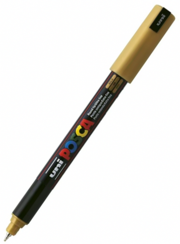 POSCA PC 1MR Paint Marker Gold — Pulp Addiction