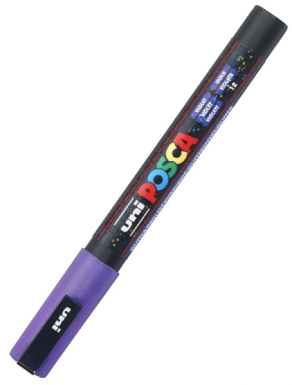 POSCA PC 3M Paint Marker Glitter Violet