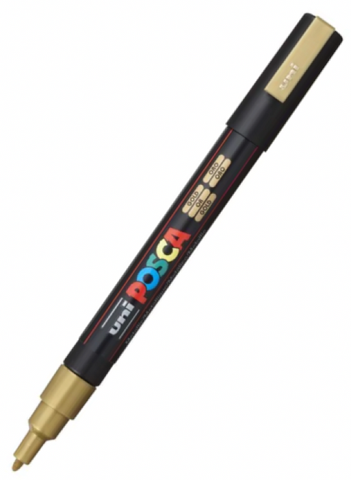 POSCA PC 3M Paint Markers Gold