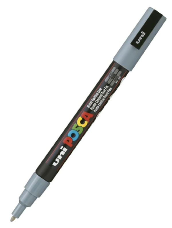 POSCA PC 3M Paint Marker Grey