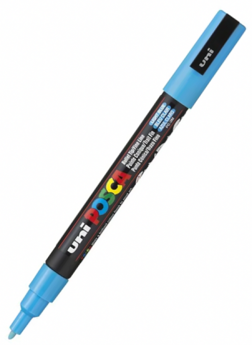 POSCA PC 3M Paint Marker Light Blue