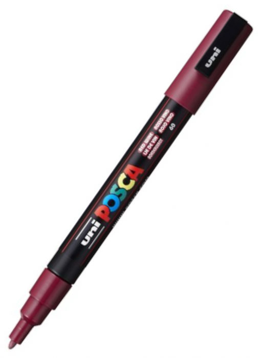 POSCA PC 3M Paint Marker Red Wine