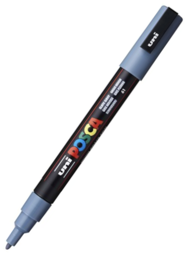 POSCA PC 3M Paint Marker Slate Grey