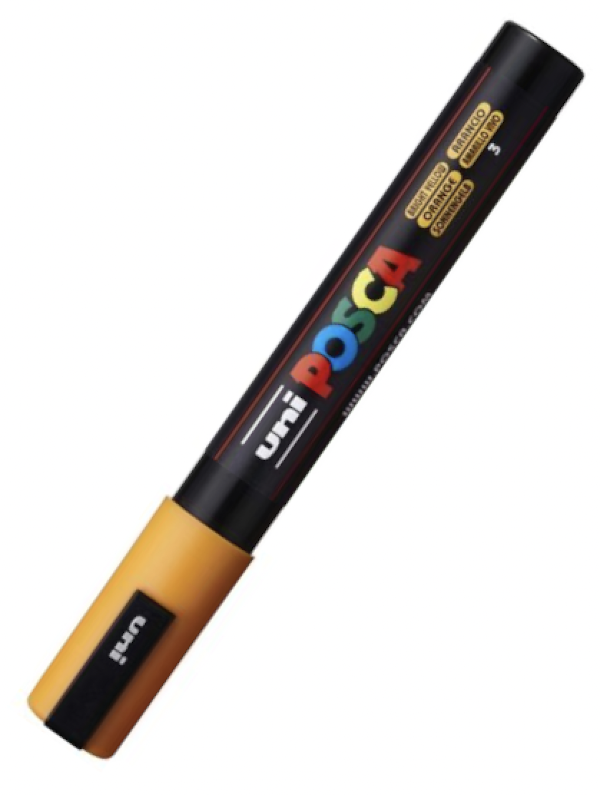POSCA PC 5M Paint Marker Bright Yellow Orange