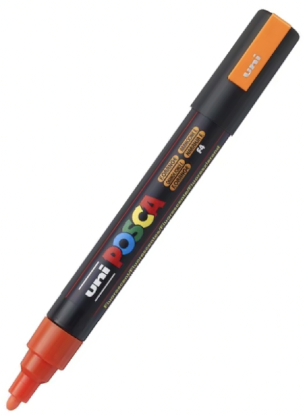 Posca PC-5M Medium Orange Paint Marker