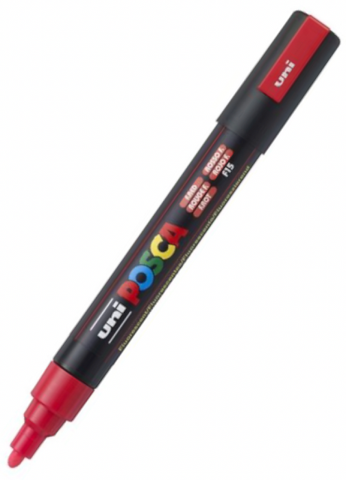 POSCA PC 5M Paint Marker Fluro Red