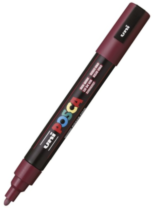 POSCA PC 5M Paint Marker Red Wine