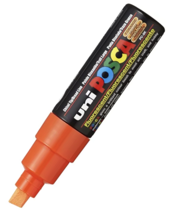 POSCA PC 8K Paint Marker Fluoro Orange