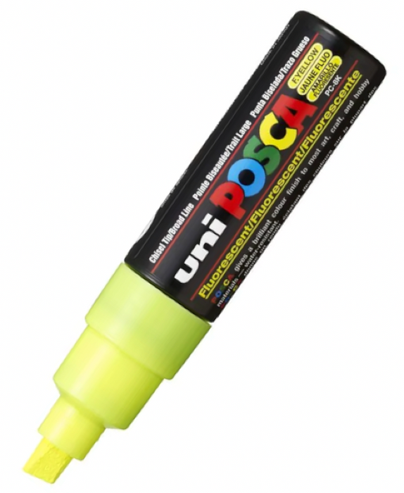 POSCA PC 8K Paint Marker Fluoro Yellow