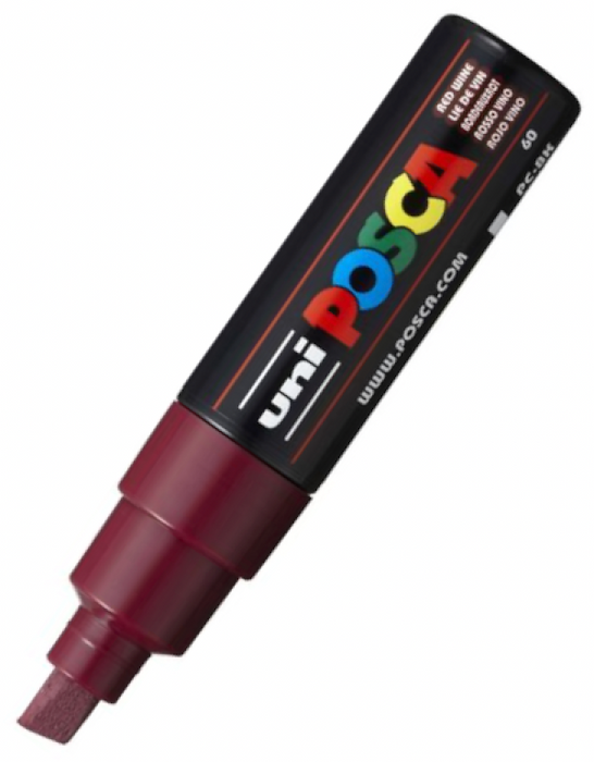POSCA PC 8K Paint Marker Red Wine