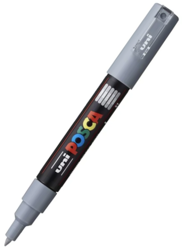 POSCA PC 1M Paint Marker Grey