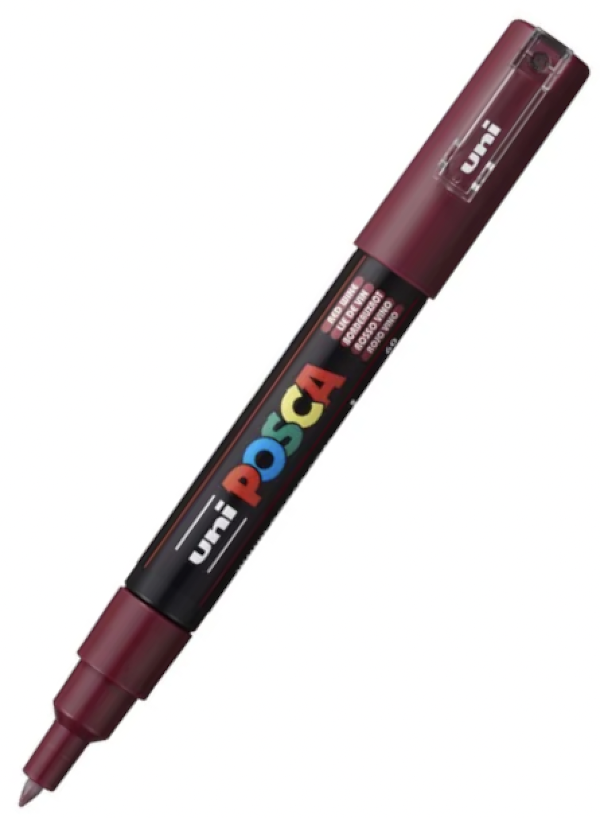 POSCA PC 1M Paint Marker Red Wine