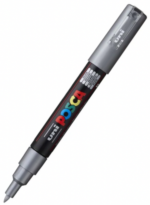 POSCA PC 1M Paint Marker Silver