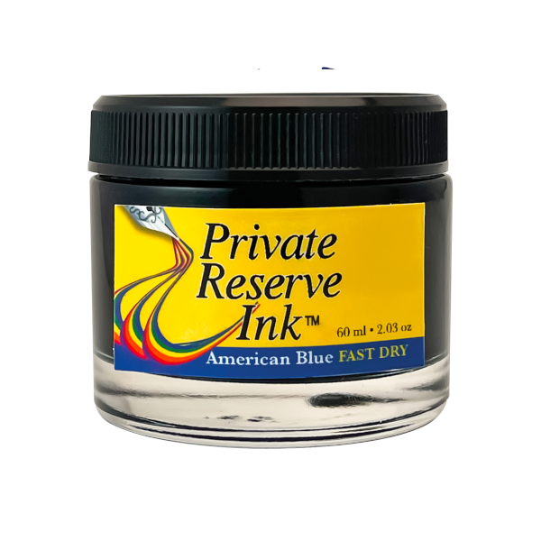Private Reserve American Blue Fast Dry - 60ml Bottled Ink