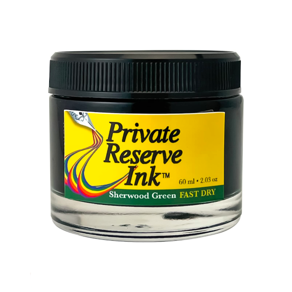 Private Reserve Sherwood Green Fast Dry - 60ml Bottled Ink — Pulp Addiction