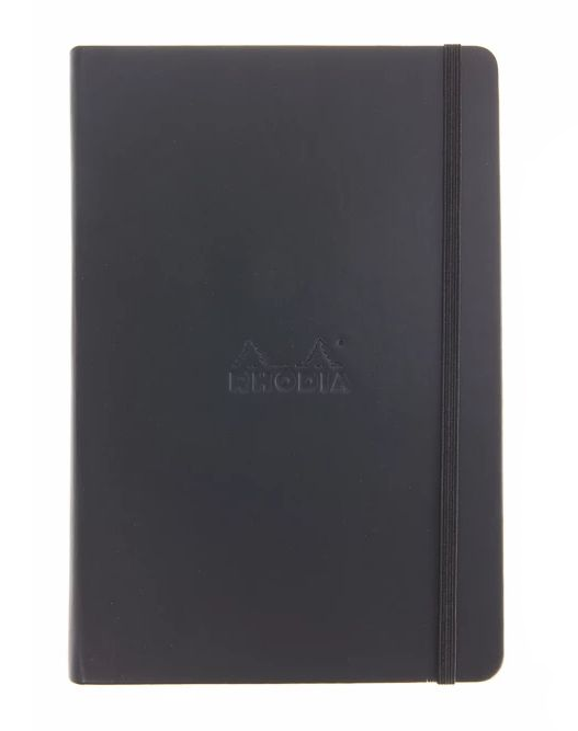 Rhodia A5 Webnotebook - Black, Lined
