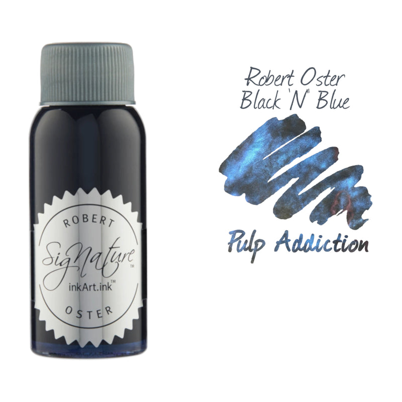 Robert Oster Shake 'N' Shimmy Ink - Black 'N' Blue 50ml