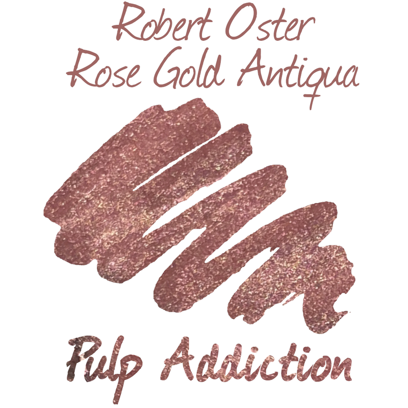 Robert Oster Shake 'N' Shimmy Ink - Rose Gold Antiqua 50ml