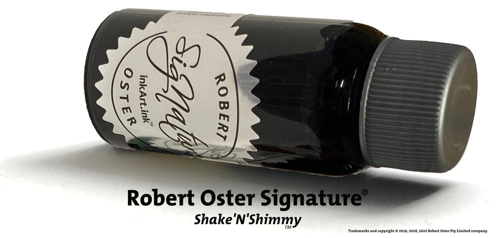 Robert Oster Shake 'N' Shimmy Ink - Silver Fire and Ice