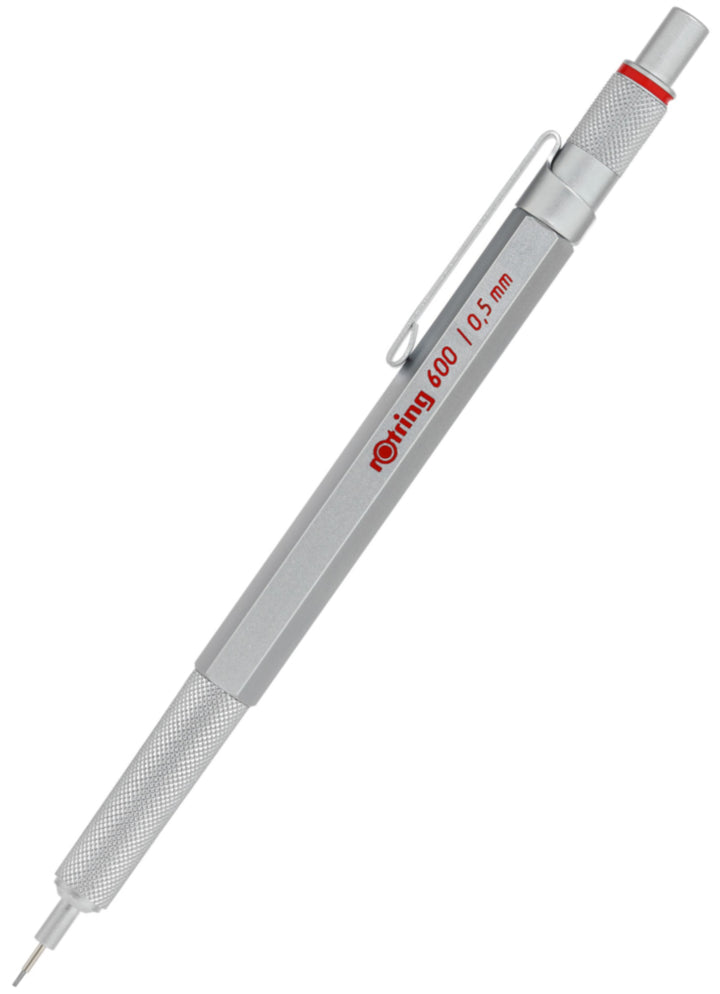 Rotring Mechanical Pencil 600 Silver 0.5mm — Pulp Addiction