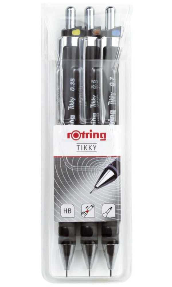 rOtring Tikky Mechanical Pencil,  3-Piece Set