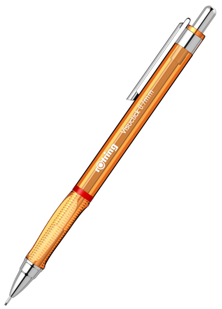Rotring Visuclick Mechanical Pencil - 0.7mm Orange with Leads