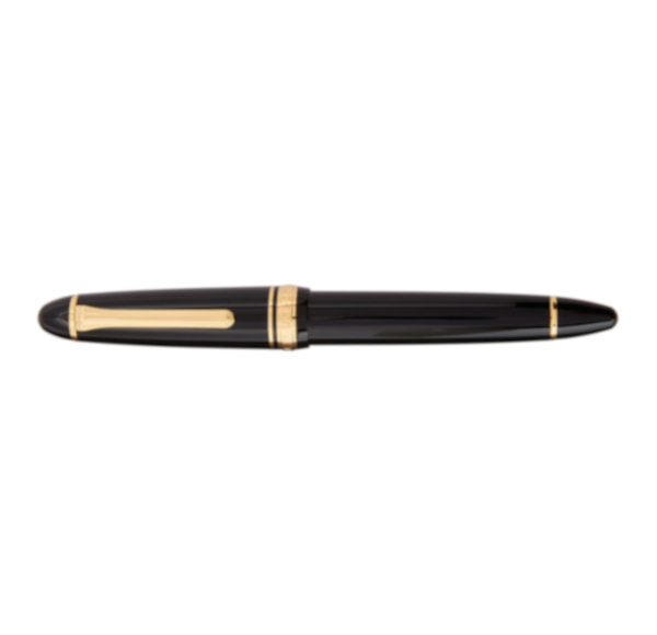 Sailor 1911S Fountain Pen - Black GT - F