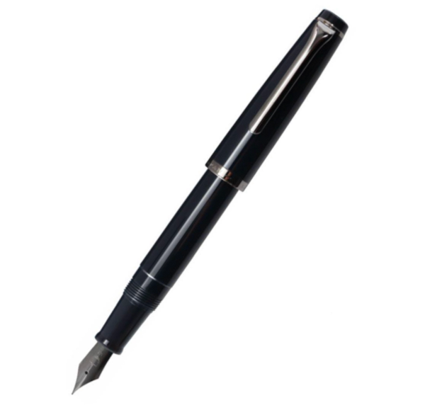 Sailor Lecoule Collection Fountain Pen - All Black - MF