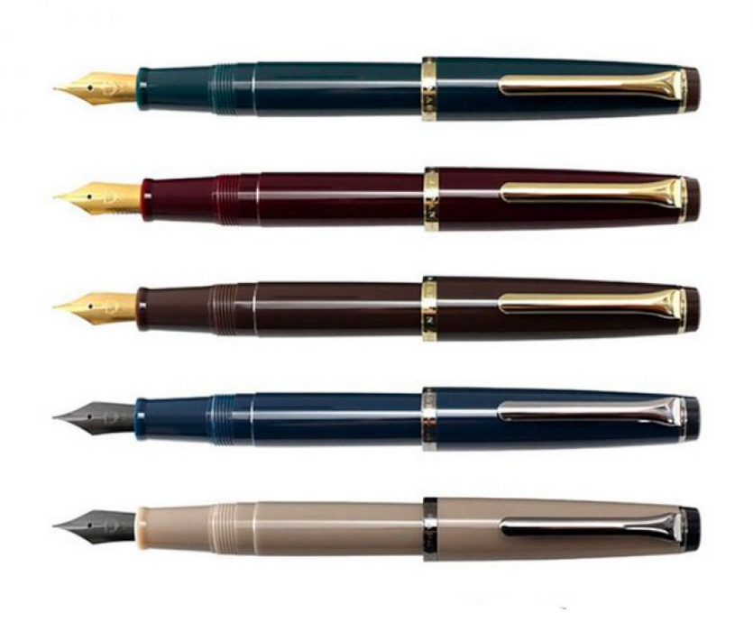 Sailor Lecoule Collection Fountain Pen - All Black - MF