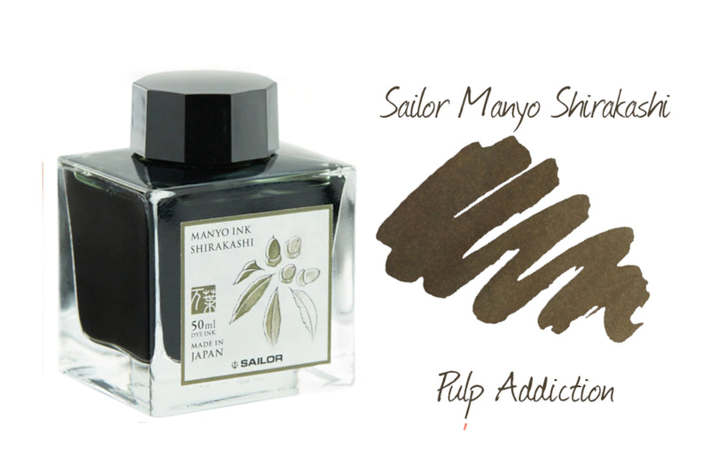Sailor Manyo Shirakashi Ink - 50ml Bottle
