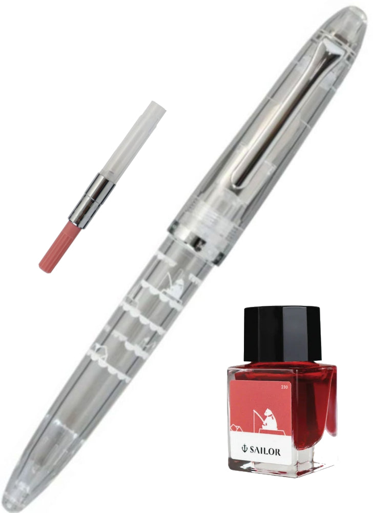 Sailor Minamo Fountain Pen Set - Polar Bear (M)