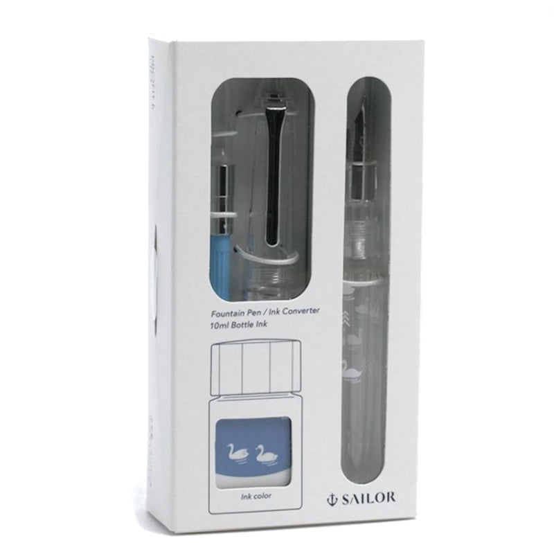 Sailor Minamo Fountain Pen Set - Swan (M)