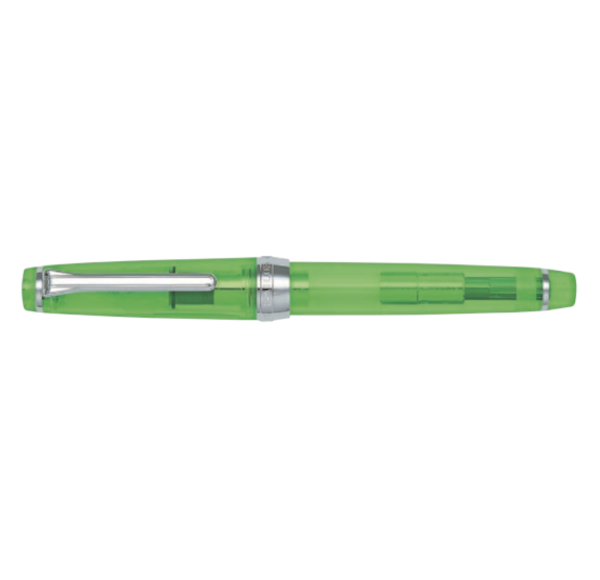 Sailor Pro Gear Slim Demo Fountain Pen - Green Chrome