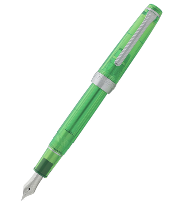 Sailor Pro Gear Slim Demo Fountain Pen - Green Chrome