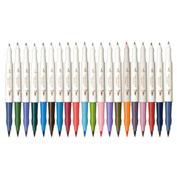 Sailor Shikiori Four Seasons Brush Pen - 20 Colour Set