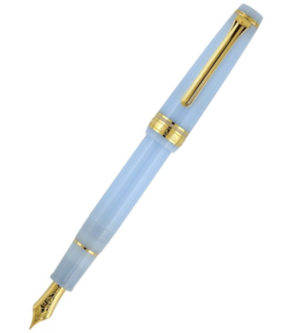 Sailor Pro Gear Slim Shikiori Fountain Pen - Sky Blue - MF