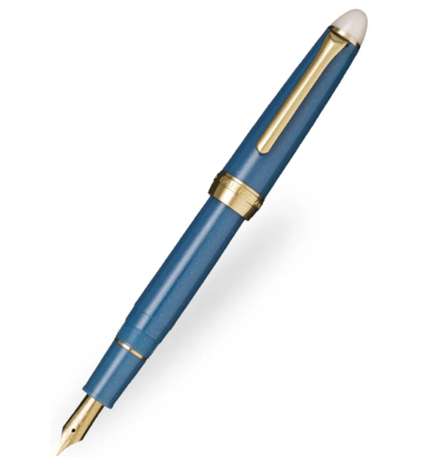 Sailor Shikiori Shimoyo Fountain Pen - Blue - F